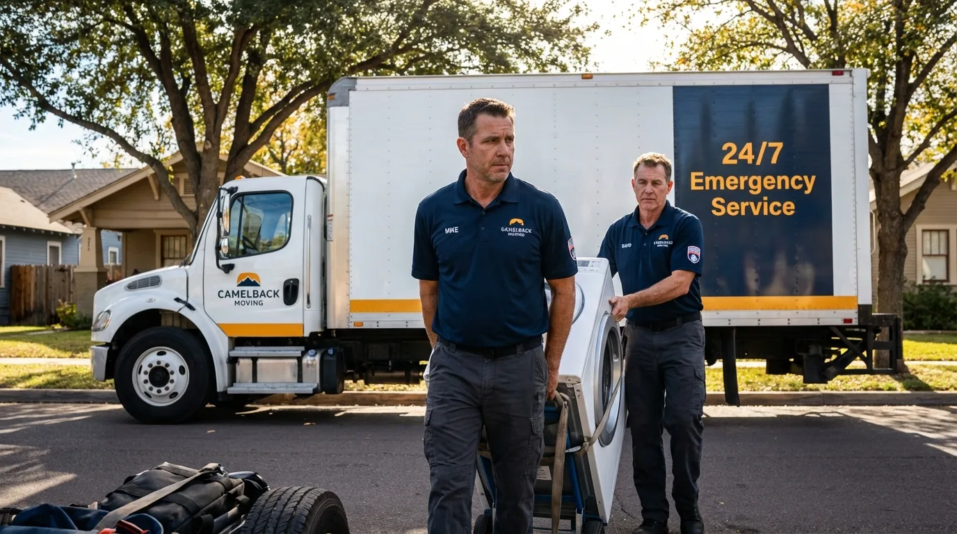CamelBack Moving crew loading furniture in Goose Creek, SC