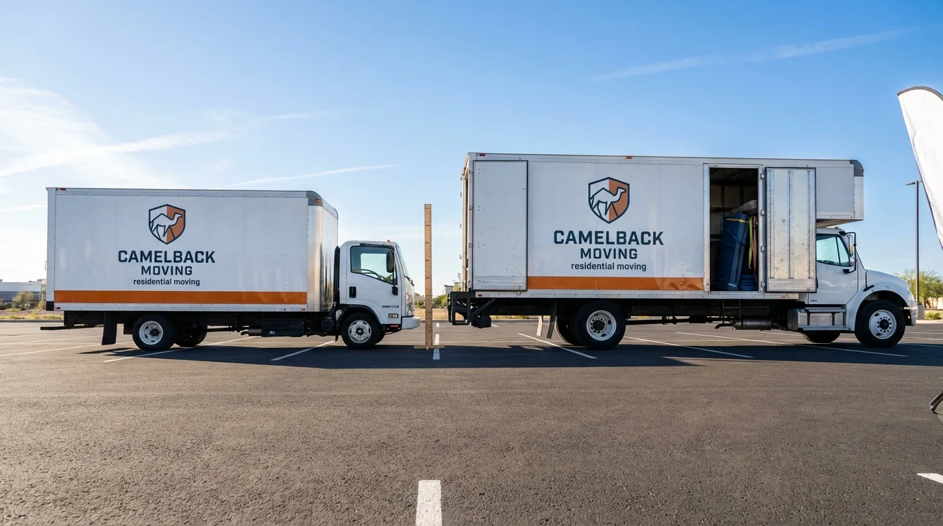 Moving truck size capacity guide in Goose Creek